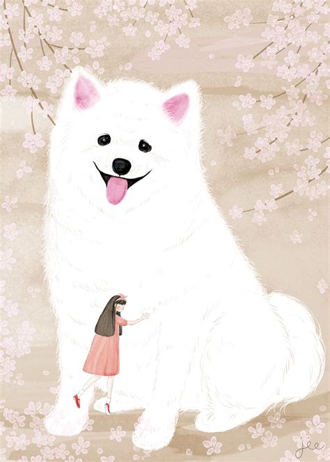 原创萌宠表情包－萨摩耶犬|动漫|肖像漫画|蓬莱仙童 - 原创作品 - 站酷 (ZCOOL)