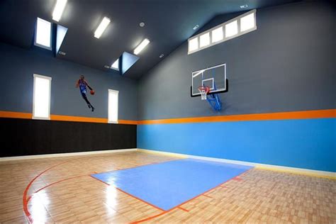 室内体育馆|篮球馆设计装修效果图|-体育场馆篮球架-强盟体育健身器材厂