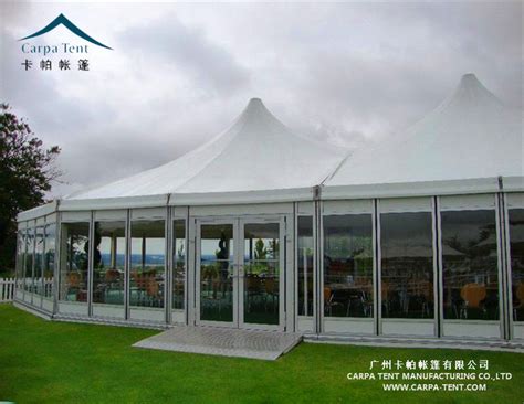 大同25米跨度玻璃墙篷房-广州卡帕帐篷有限公司