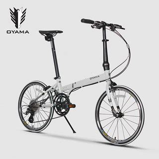 Oyama欧亚马 风影-M300 变速折叠自行车20寸 （黑色）-什么值得买