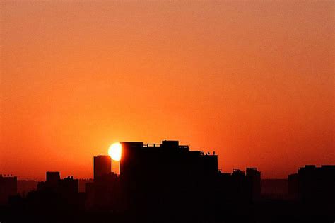 清晨一轮红日从渤海海面上升起-行摄天下业主论坛- 天津房天下