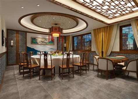 中式风格餐厅实木餐桌图片欣赏_土巴兔装修效果图