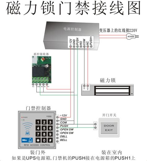 5线电磁锁接线图,电磁锁的详细接线图,电控锁接线图解_大山谷图库