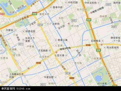 七宝镇地图 - 七宝镇卫星地图 - 七宝镇高清航拍地图