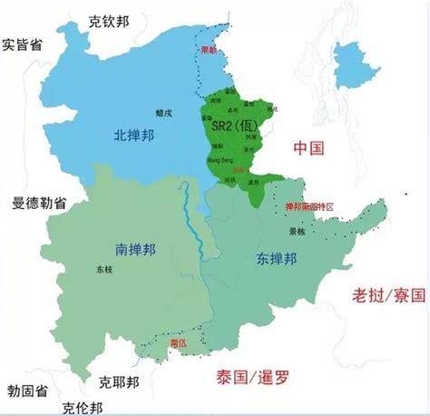 缅甸地图中文版高清大图_缅甸