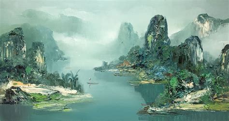 油墨画图片