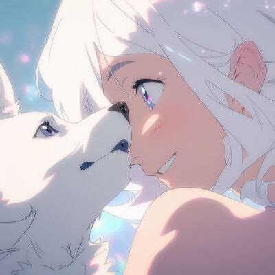 温柔治愈头像狗狗女生