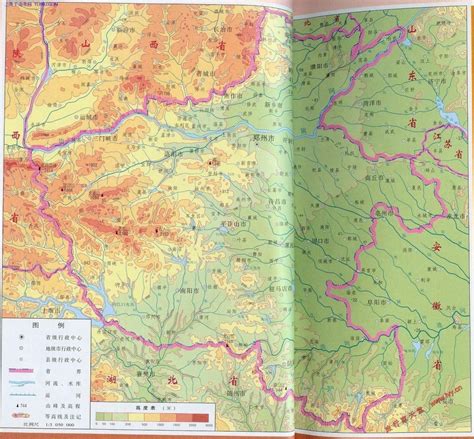 大别山地图图片