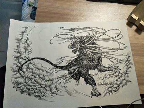 穷奇简画图片