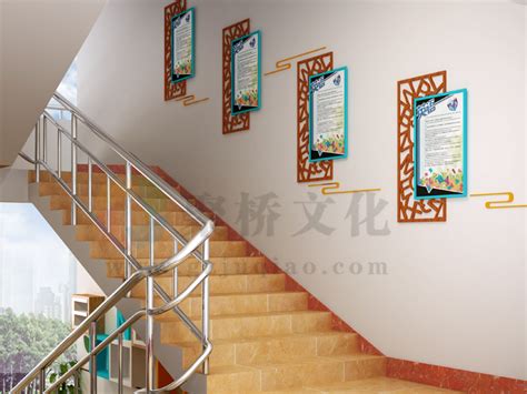 学校楼梯文化墙设计图__展板模板_广告设计_设计图库_昵图网nipic.com