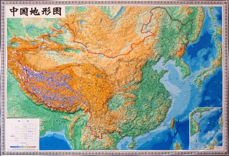 中国超清地形图,中国地理图清晰,中国地图最大_大山谷图库