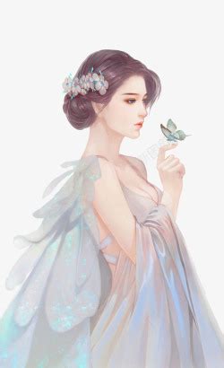 蝴蝶仙女图片