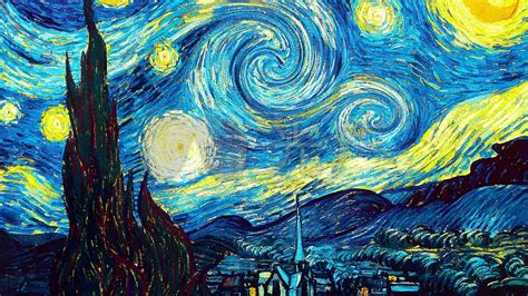 梵高星月夜原图图片