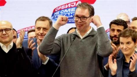 武契奇宣布：塞尔维亚执政党党派联盟在议会选举中获胜_凤凰网