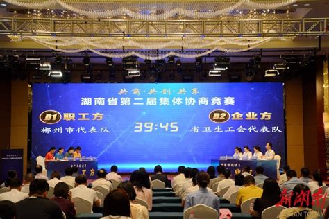 湖南省第二届集体协商竞赛在郴州成功举办 - 湖南省企业和工业经济联合会