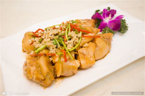 沙姜捞猪手,中国菜系,食品餐饮,摄影,汇图网www.huitu.com
