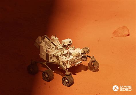 橙象VI设计公司整理发布：美国国家航空航天局火星2020任务发布全新的Logo设计