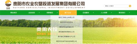 参展企业 | 贵阳市农业农垦投资发展集团有限公司