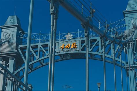 武汉下午蓝色古田桥摄影图6000*4000图片素材免费下载-编号710323-潮点视频