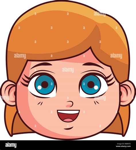 Cartoon faces funny face expressions caricature Vector Image