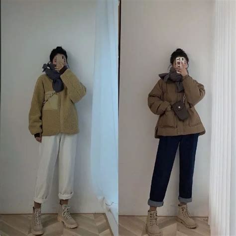 新品合集 小个子穿搭｜韩国女生秋冬穿搭 - 堆糖，美图壁纸兴趣社区