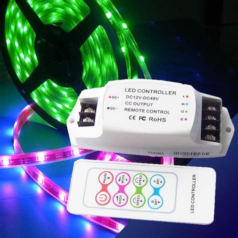 小巧型RGB灯带控制器，内置17种模式，亮度速度可调 - 缤彩科技 ...
