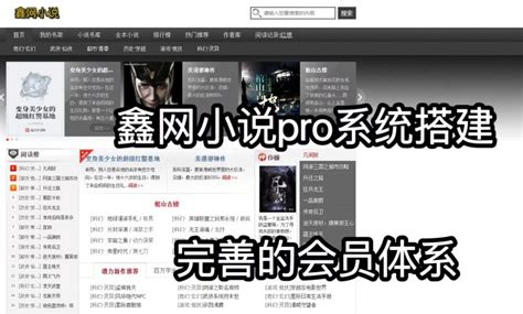 鑫网小说pro版-代搭建源码-网站+app-青狐资源网