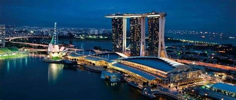 新加坡金沙酒店的傍晚时刻高清图片下载-正版图片501597030-摄图网