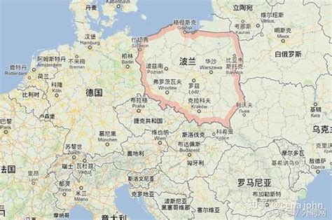 波兰地图图片