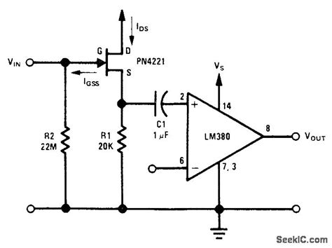 简易高输入低输出阻抗放大器电路-线性放大电路-维库电子市场网