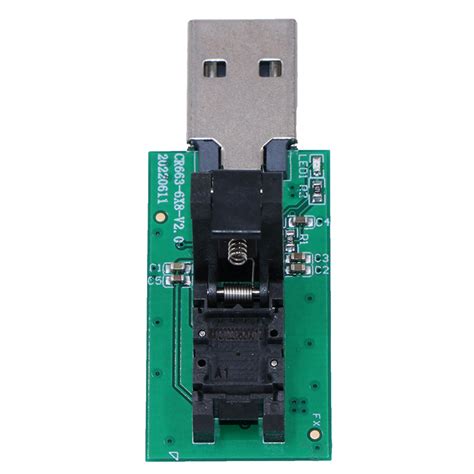 深圳谷易电子生产的DFN8pin转USB接口测试座_概述_性能_特点_规格_应用_生产厂家