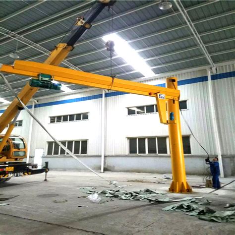 500公斤3吨旋转定柱式悬臂吊轻小型移动式旋臂吊1T小吊机独臂吊-阿里巴巴