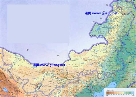 蒙古高原地图图片