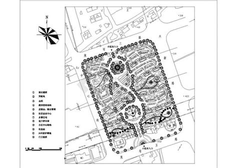 上海金山小区详细规划设计cad平面图[原创]