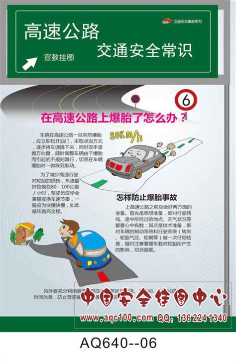 高速公路交通安全常识宣传挂图-AQ640