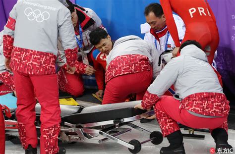 朝鲜短道速滑抵韩首训遭意外 崔财松受伤被送医