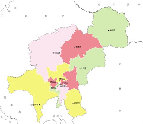 长春市二道区行政区划地图 二道区人口与经济社会教育发展_房家网
