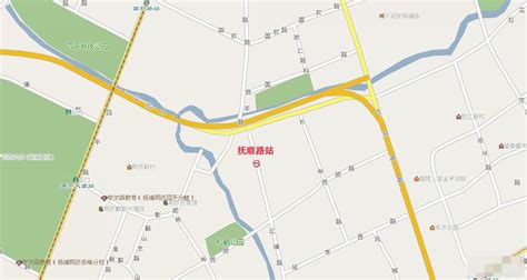 抚顺路站规划站点位置 - 上海公交网