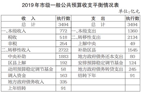 关于重庆市2019年预算执行情况和2020年预算草案的报告_重庆市人民政府网