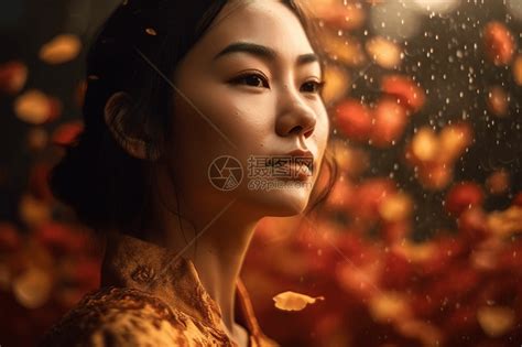 妩媚的东方美女高清图片下载-正版图片600017548-摄图网