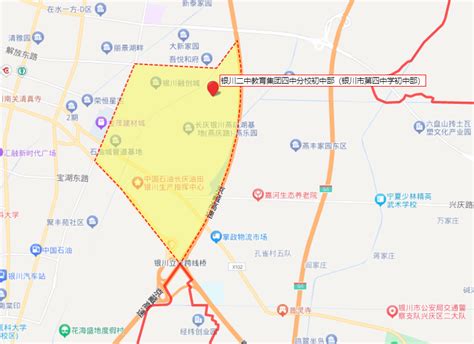 2021姜堰中学学区划分图（初中）- 本地宝