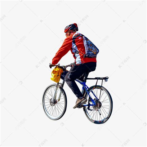 自行车图片-白色背景下骑自行车的人素材-高清图片-摄影照片-寻图免费打包下载