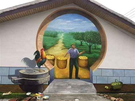新农村墙绘、乡村文化墙绘、围墙彩绘、农村文化墙|纯艺术|其他艺创|安徽朗希墙绘设计 - 原创作品 - 站酷 (ZCOOL)