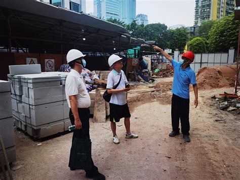 区建设水务局分管领导带队督导广州融通东山宾馆安全改造项目等工地安全生产情况
