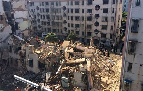 台湾震中多处建筑遭毁 楼房倾塌压扁车辆（组图）-浙江新闻-浙江在线