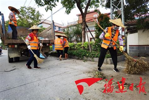 龙海海澄镇迅速按下台风灾后“重启键”