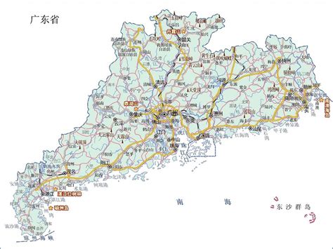 广东省旅游地图图片