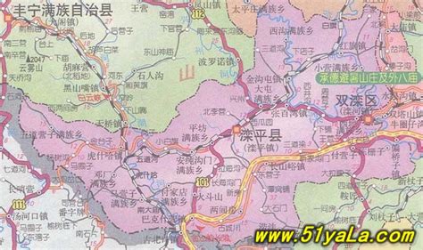 滦平县地图