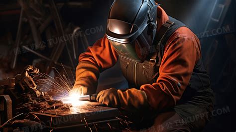 工厂电焊工在用电焊维修jpeg格式图片下载_熊猫办公