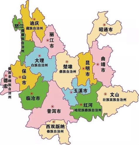广西云南地图图片